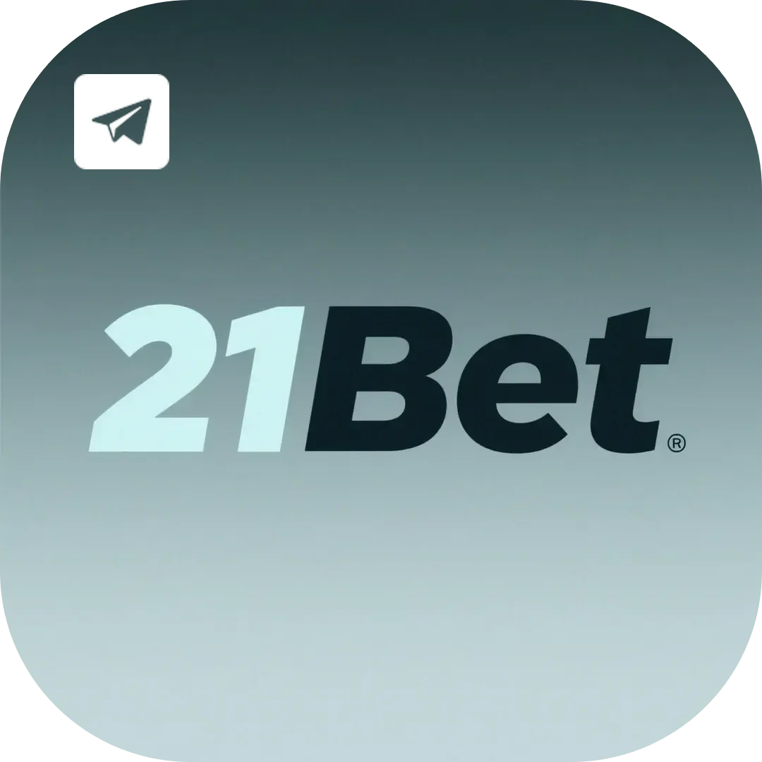 Canal oficial da 21bet no Telegram